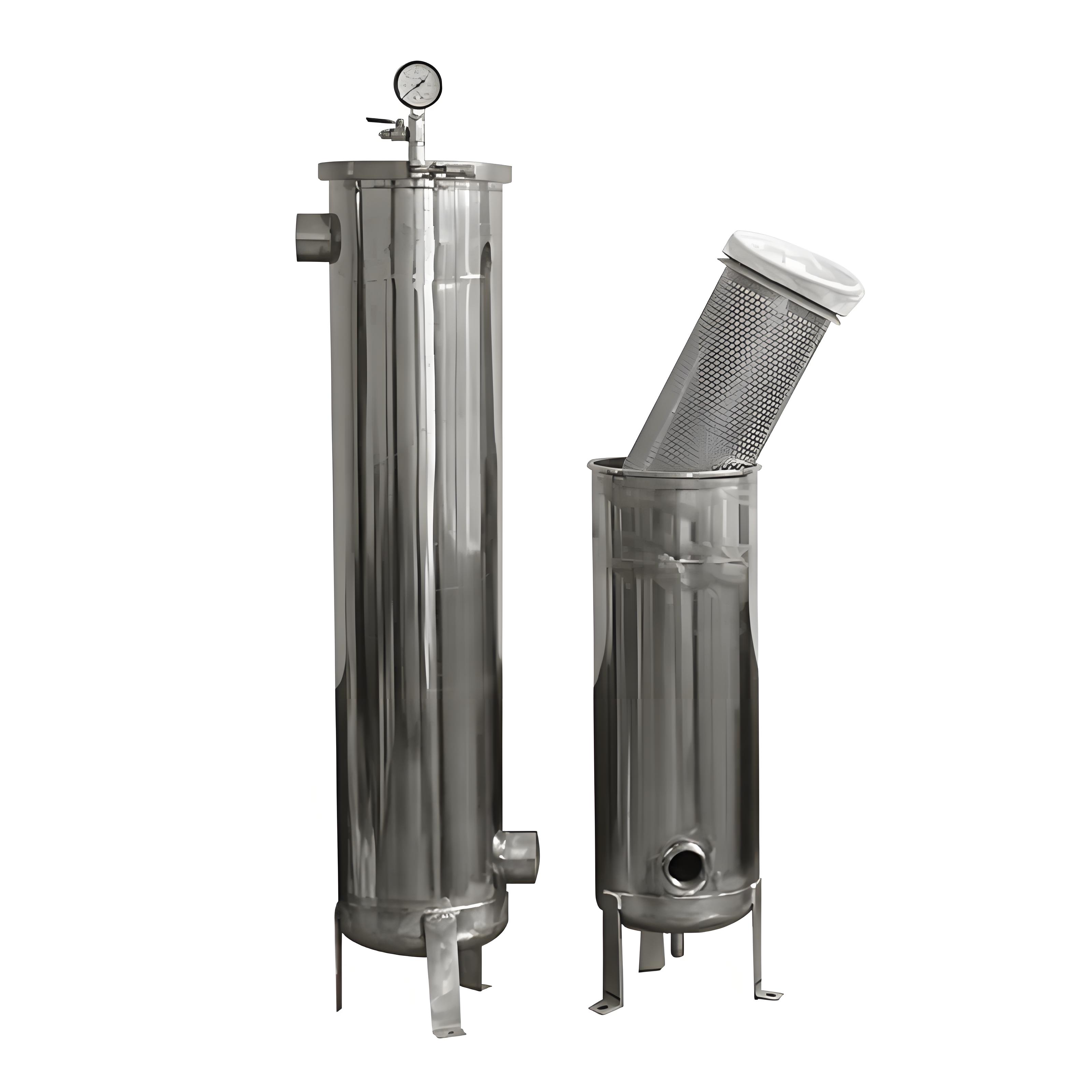 304/316L stainless stell bag filter housing side entering type manufacturer China 