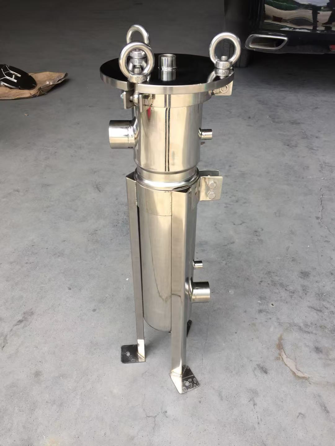 Magnetic #4 Bag Filter housing made of Stainless Steel 304 for water filtration